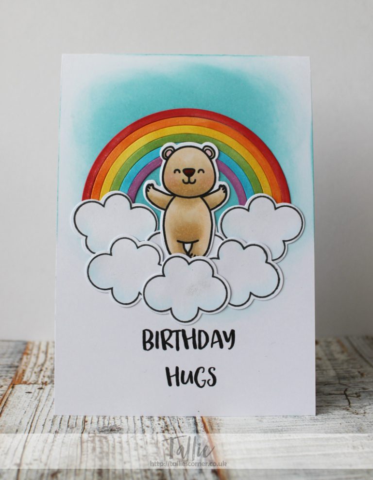 Rainbow Birthday Hugs (Heffy Doodle UnBearable Without You)