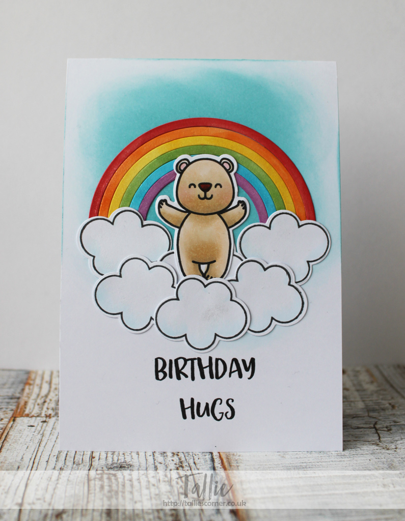Rainbow Birthday Hugs (Heffy Doodle UnBearable Without You)
