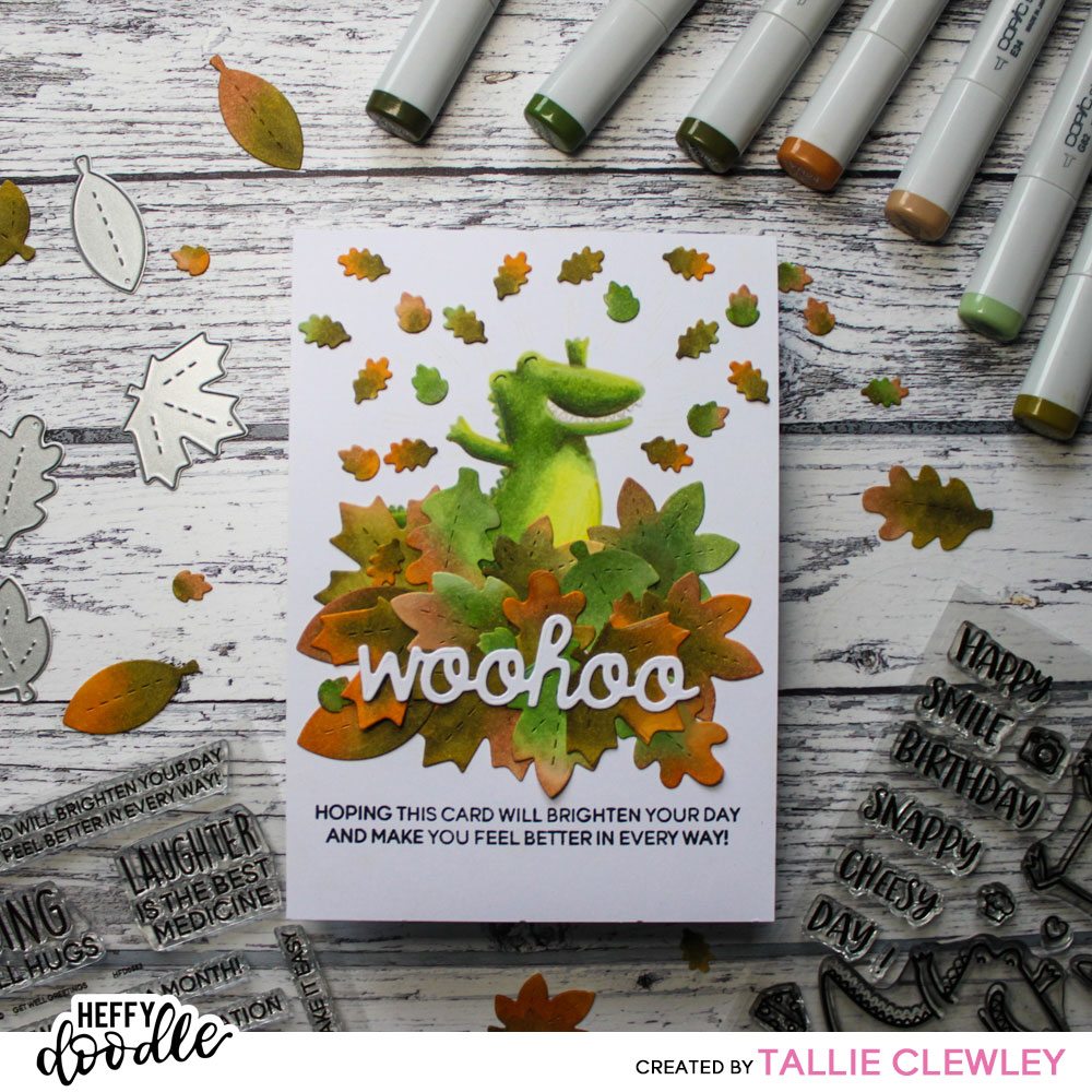 Woohoo Crocs Celebration Card (Heffy Doodle DT)