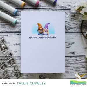Lil Gnome Anniversary Card (Seven Hills Crafts DT with Mama Elephant)