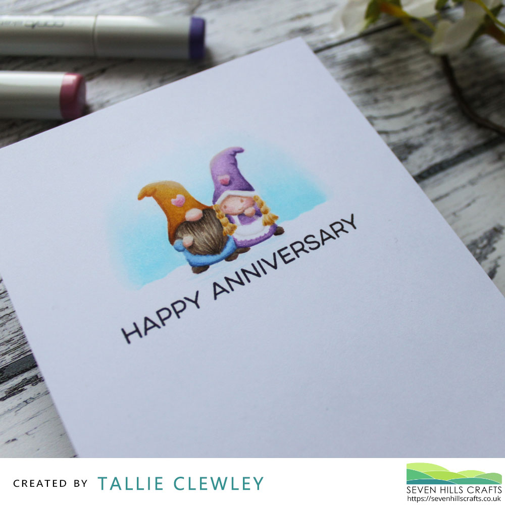 Lil Gnome Anniversary Card (Seven Hills Crafts DT with Mama Elephant)