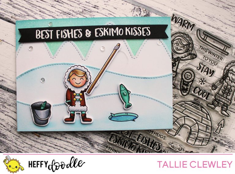 Best Fishes and Warm Kisses Card (Heffy Doodle DT Release 2 Blog Hop)