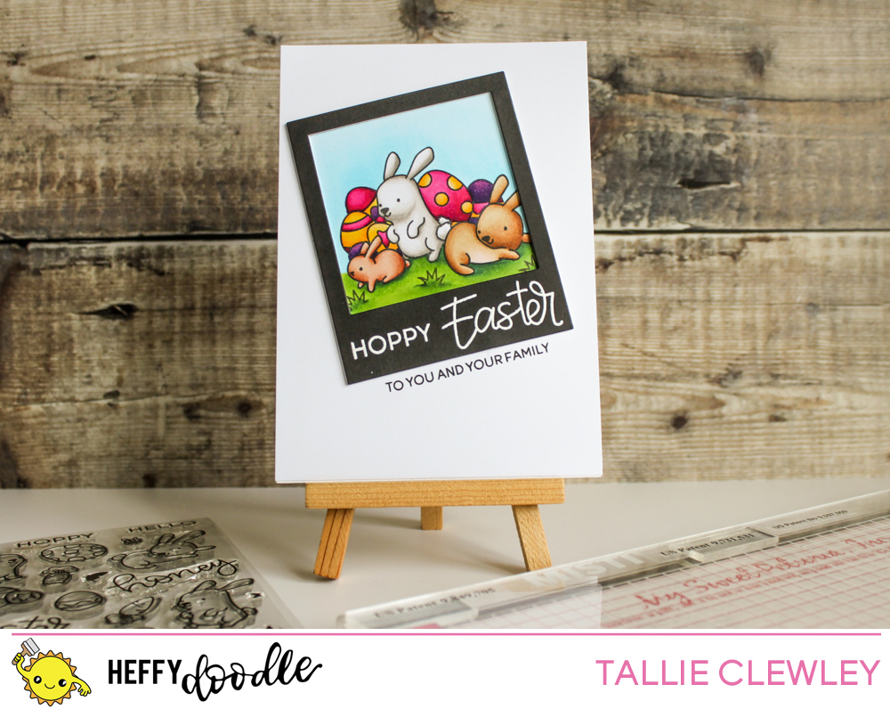 Heffy Doodle and MISTI Collaboration Blog Hop: Hoppy Easter Card (Heffy Doodle DT)