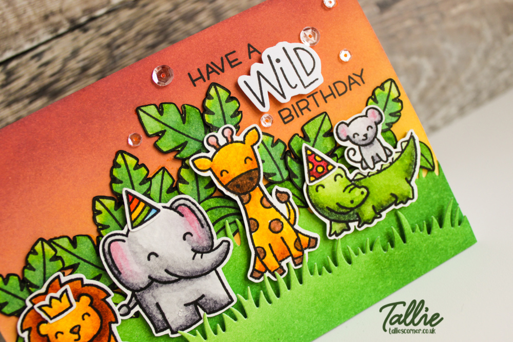 Wild Jungle Birthday Card (Seven Hills Crafts DT with Lawn Fawn)