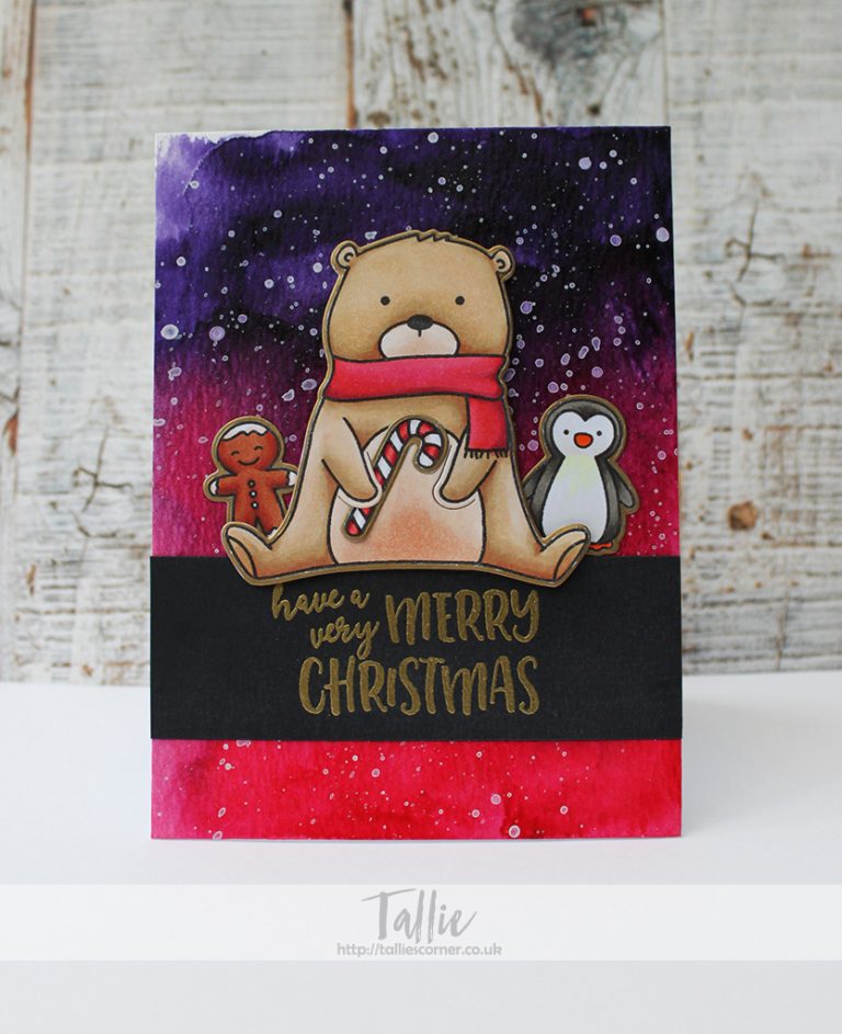 Beary Merry Christmas Card (Seven Hills Crafts DT with Neat & Tangled)