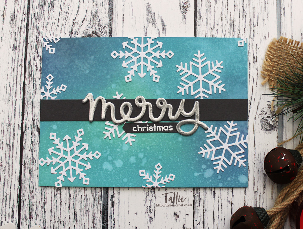 Frosty Snowflakes Christmas Card (Seven Hills Crafts with My Favorite Things)