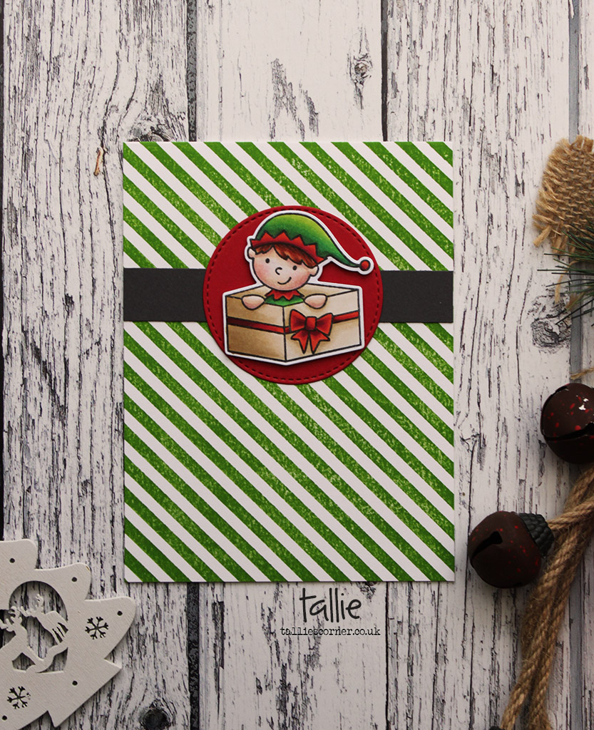Cheeky Little Elf Christmas Card (Seven Hills Crafts DT with Avery Elle)