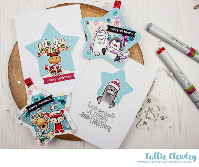 Polar Peek-a-Boo Pals Christmas Tag Cards