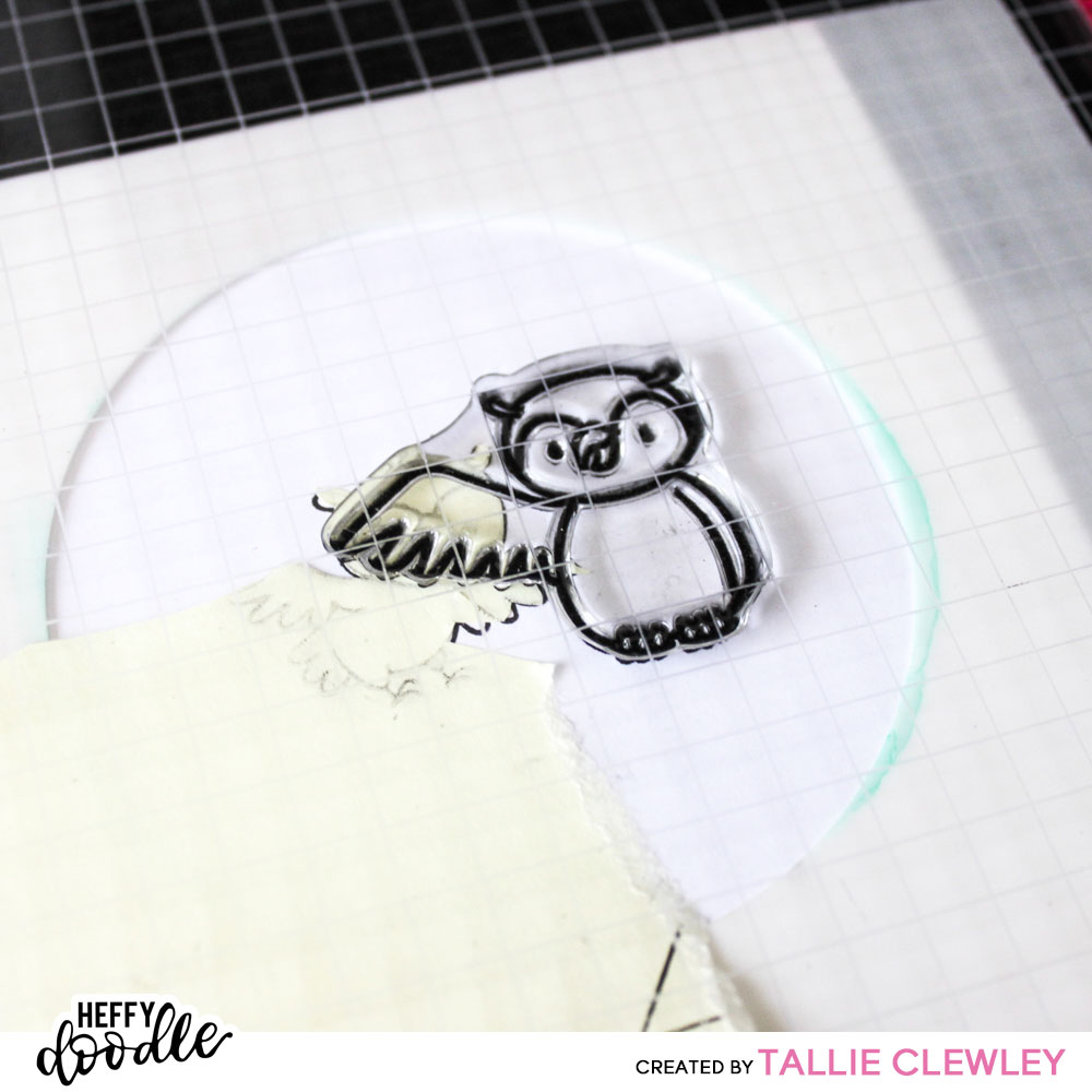 Night Owl Congrats Scene Card (Heffy Doodle DT)