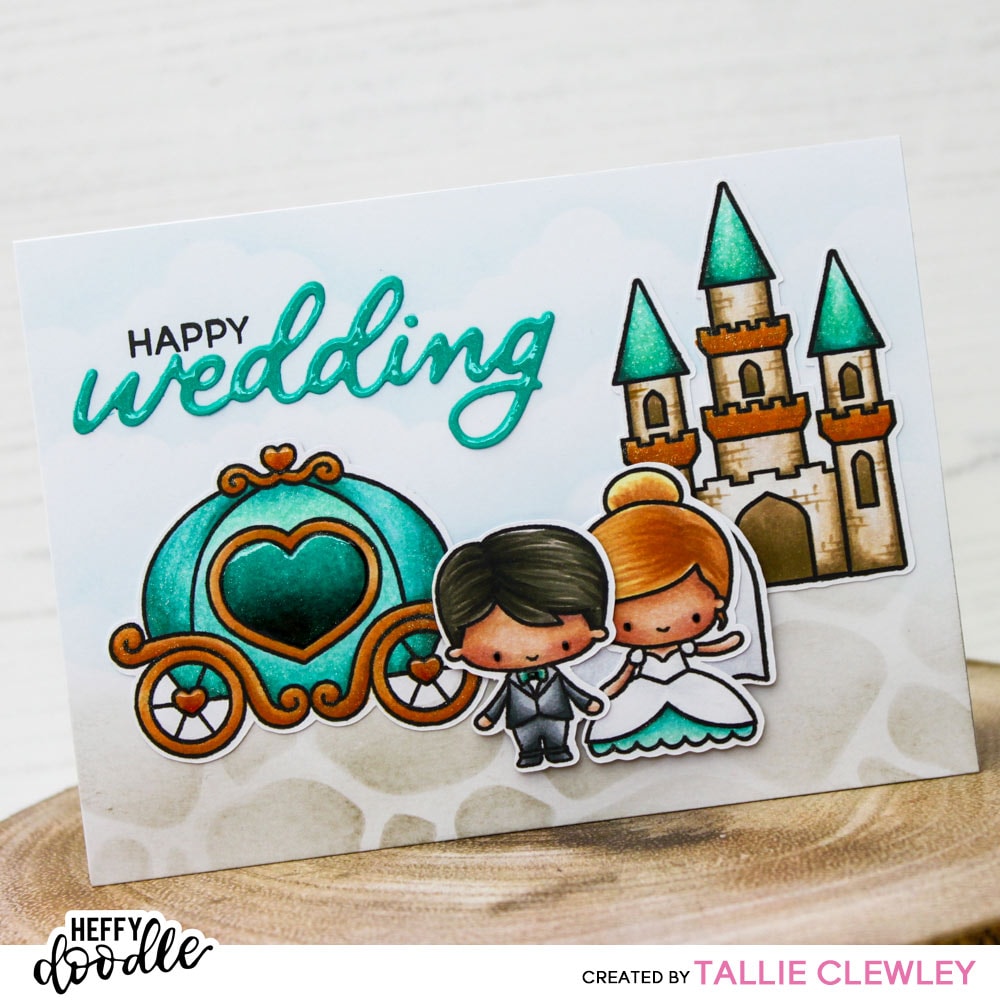 Fairytale Wedding Card (Heffy Doodle DT)