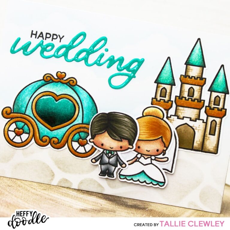 Fairytale Wedding Card (Heffy Doodle DT)
