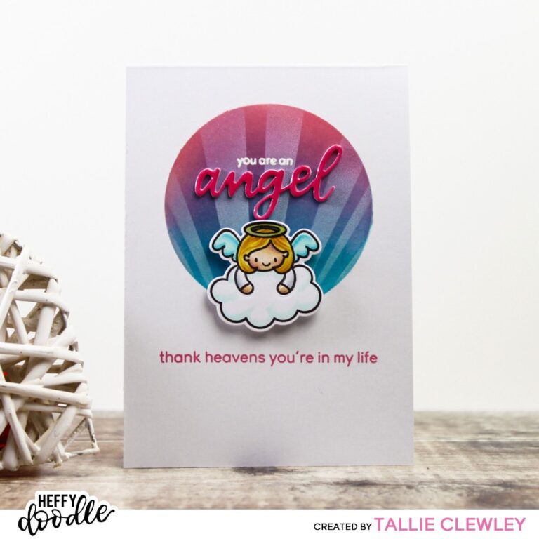 You Are an Angel Card (Heffy Doodle DT)