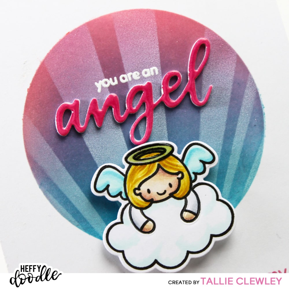 You Are an Angel Card (Heffy Doodle DT)