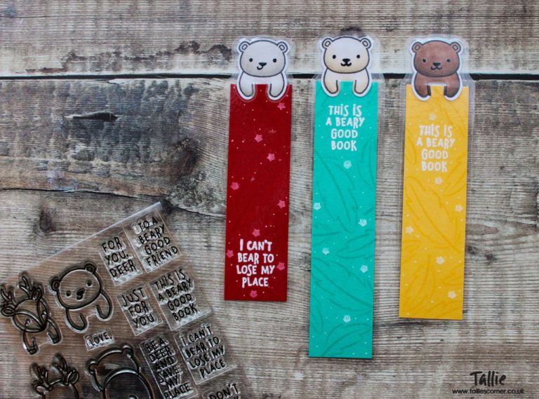 Beary Good Bookmarks (Seven Hills Crafts with Lawn Fawn)