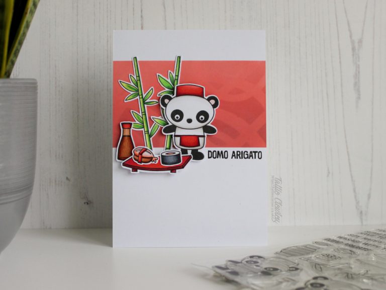 Sushi Thank You Card: Nothing Says Domo Arigato Like Sushi! (Seven Hills Crafts DT with My Favourite Things)