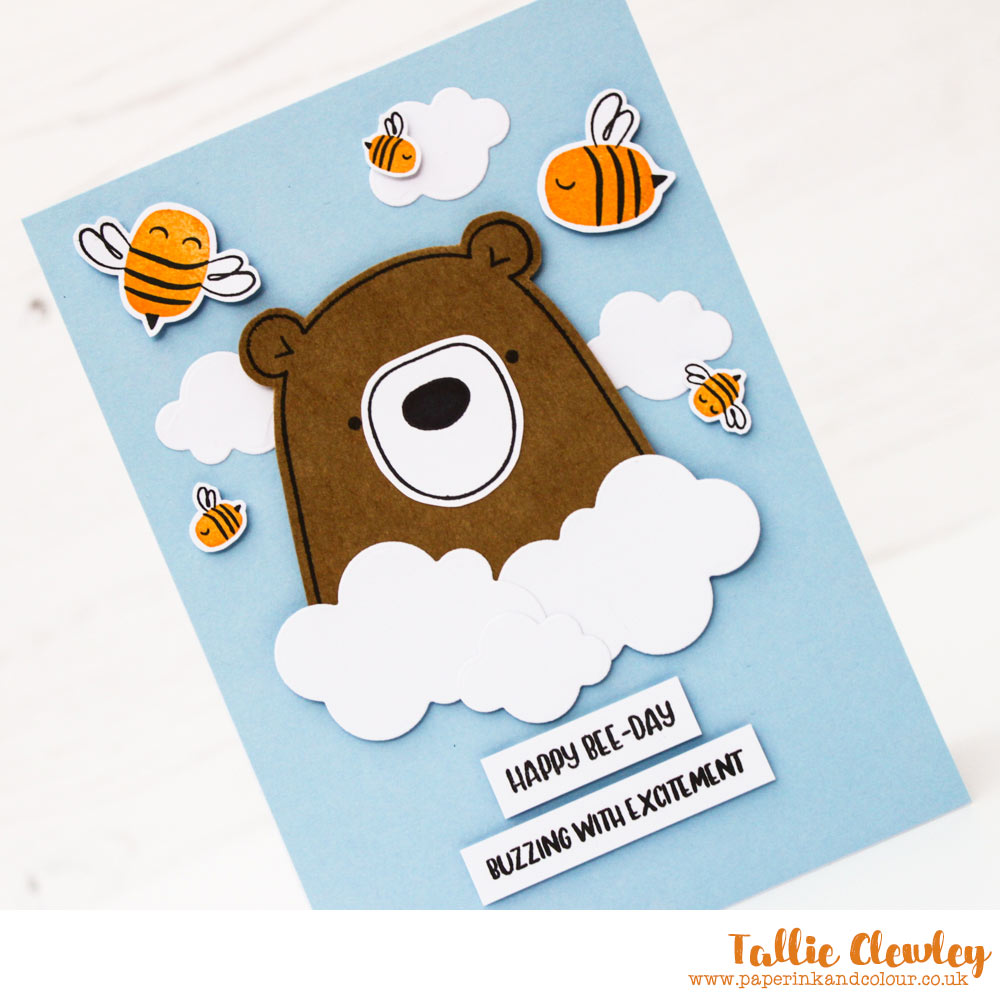 Happy Bee-Day Card (Seven Hills Craft DT with Sugar Pea Designs)