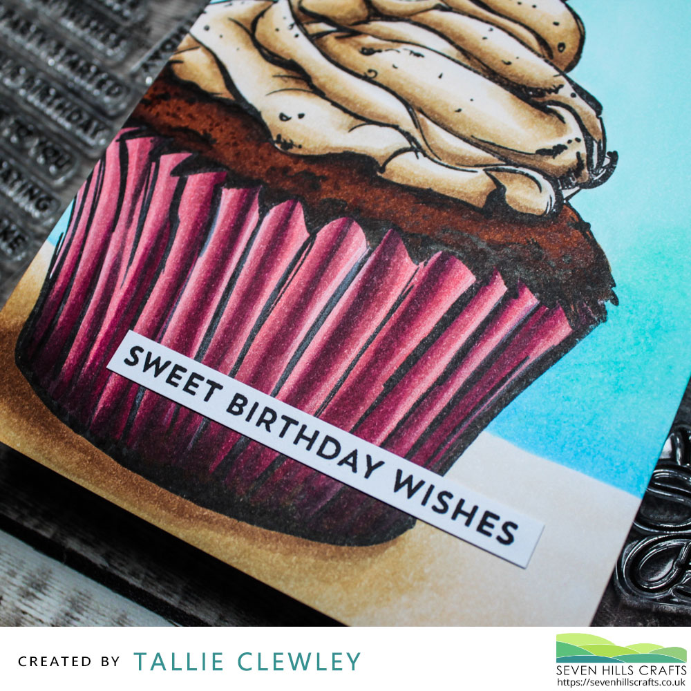 Sweet Cupcake Birthday Card (Seven Hills Crafts DT)
