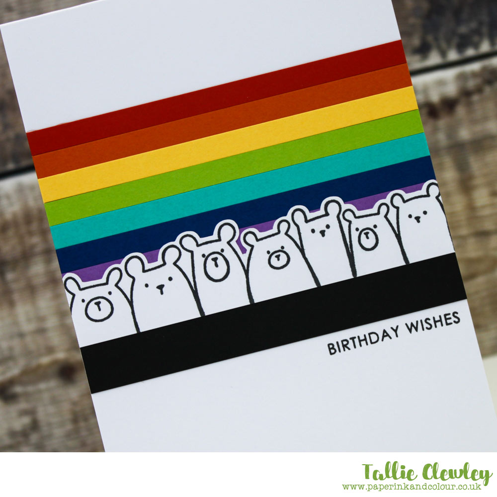 Sending Rainbows Birthday Card (Seven Hills Crafts DT with Avery Elle)