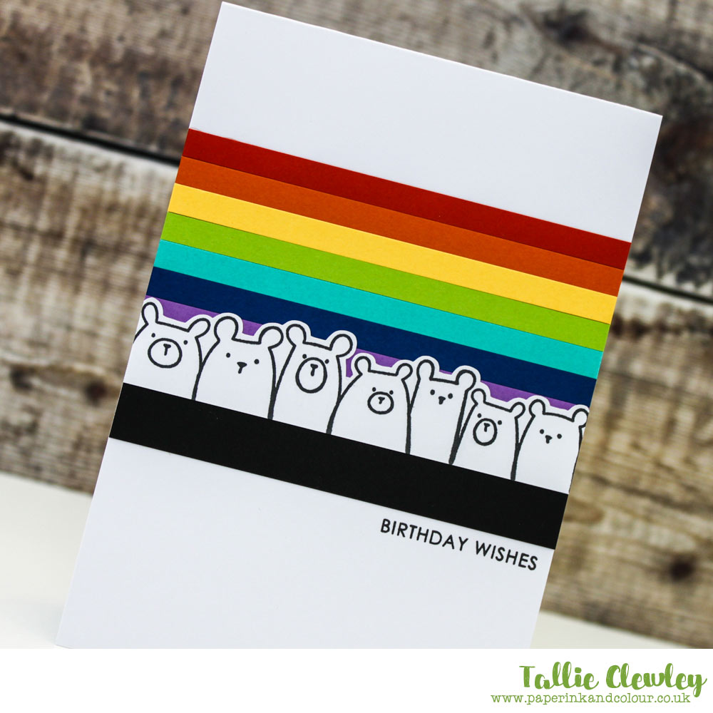 Sending Rainbows Birthday Card (Seven Hills Crafts DT with Avery Elle)