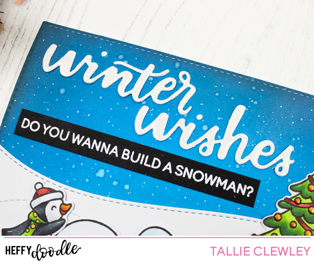 Winter Wishes Christmas Card: Do You Wanna Build a Snowman? (Heffy Doodle DT)
