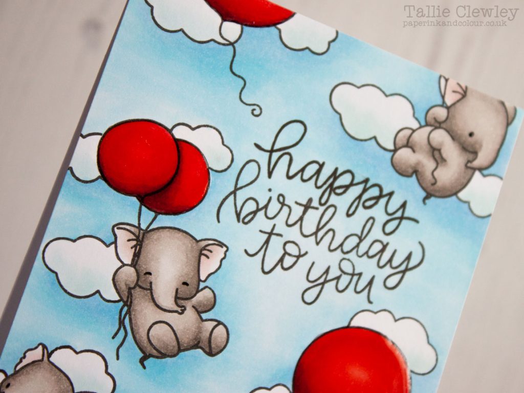Fly With Me Birthday Card (Seven Hills Crafts DT with Mama Elephant)