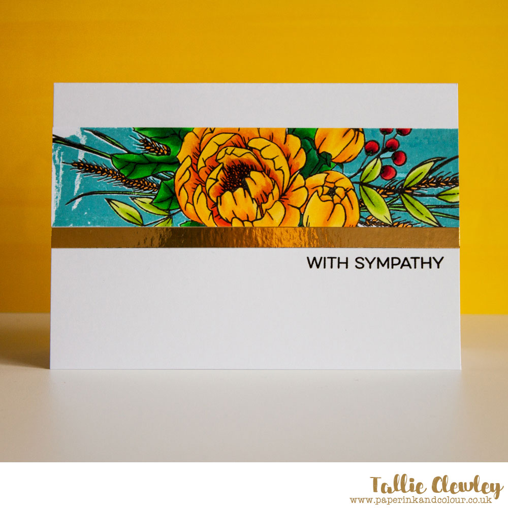 Accenting With Gold: Sympathy and Thank You Cards (Seven Hills Crafts DT with Concord & 9th)