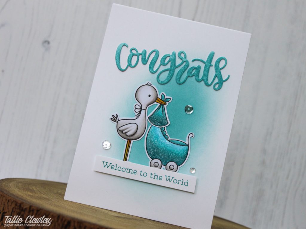 Welcome Baby Card (Seven Hills Crafts DT with My Favorite Things)