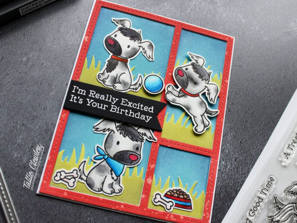 Doggie Birthday Card (Seven Hills Crafts DT with My Favorite Things)