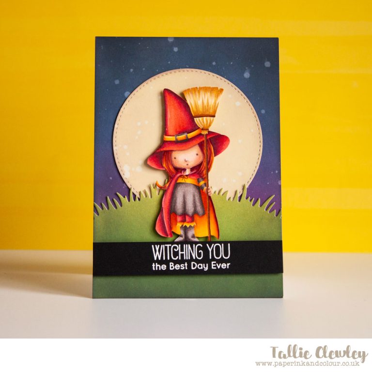 Witching Best Day Halloween Card (Seven Hills Crafts DT with My Favorite Things Witch Way is the Candy)