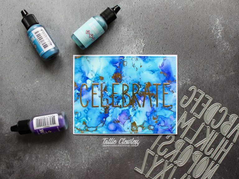 Celebration Card: Celebrating with Alphas (Seven Hills Crafts DT with Neat & Tangled and Lawn Fawn)