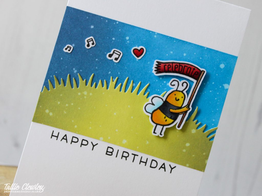 Rock On! Birthday Card Mashup (Seven Hills Crafts DT with Lawn Fawn and Waffle Flower)