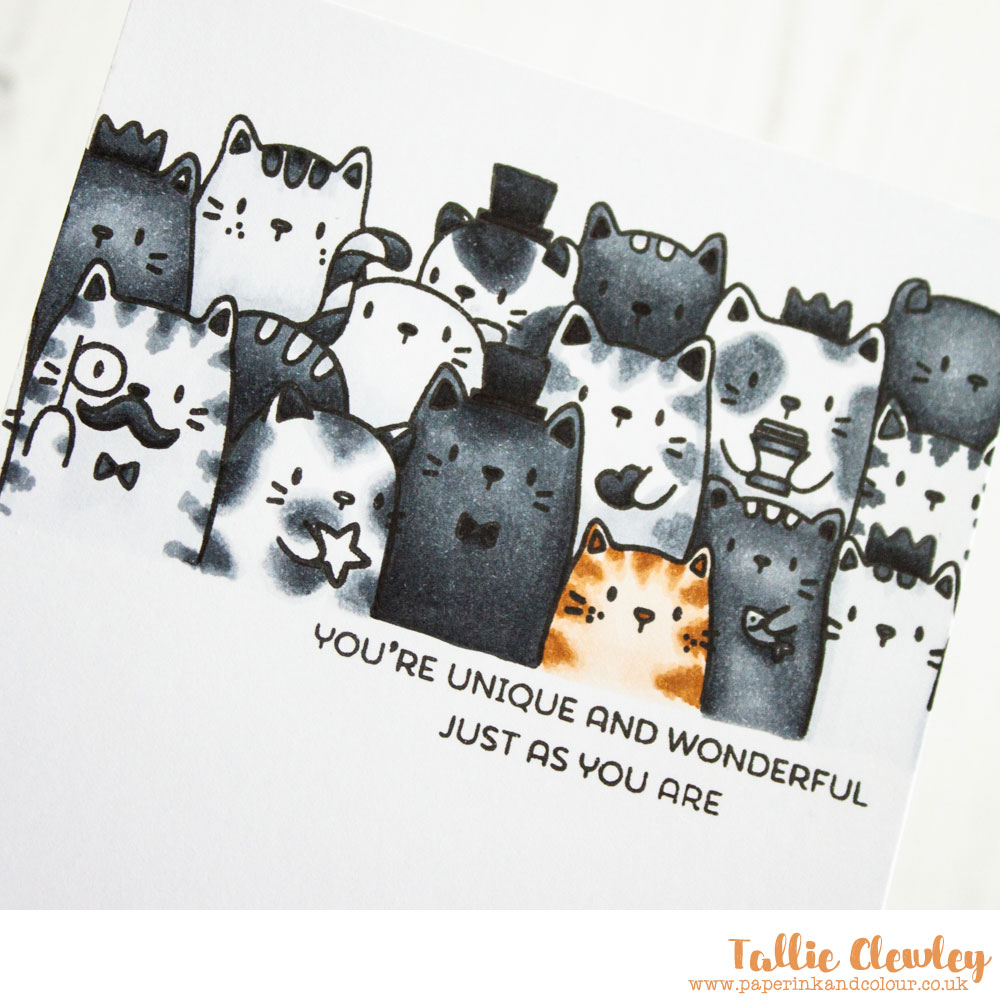 Uniquely Wonderful Birthday Card (Seven Hills Crafts DT and Mama Elephant Cat's Meow)