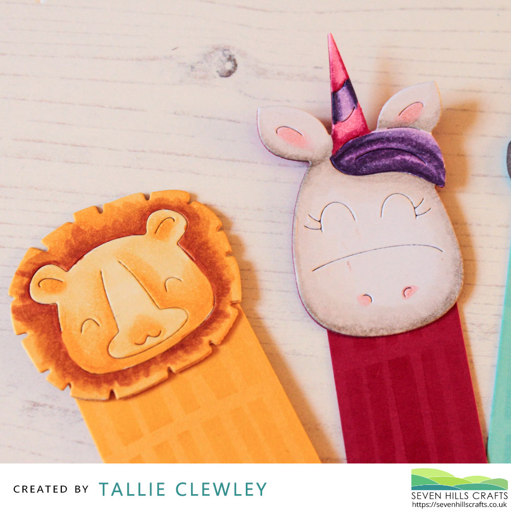 Peek-a-Boo Birthday Topper Bookmarks (Seven Hills Crafts DT with Avery Elle)