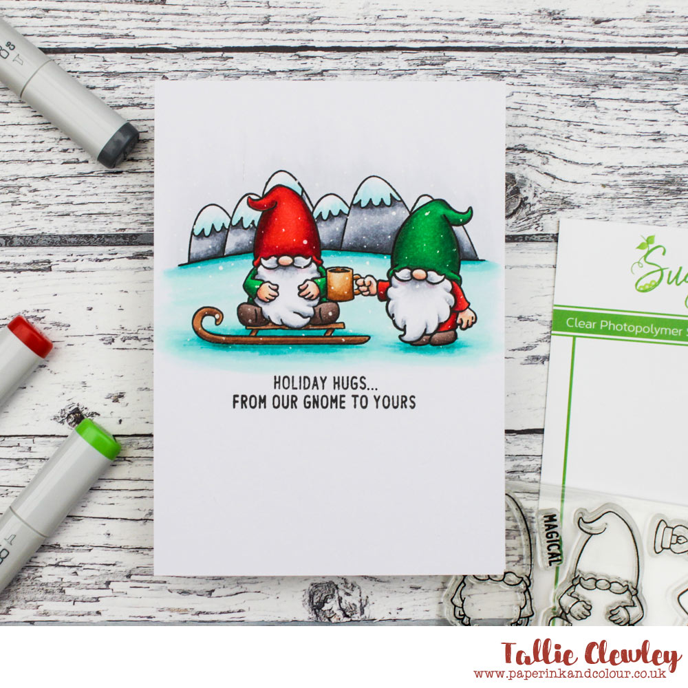 Christmas in July Card: Gnome for Christmas (Seven Hills Crafts DT with Sugar Pea Designs)