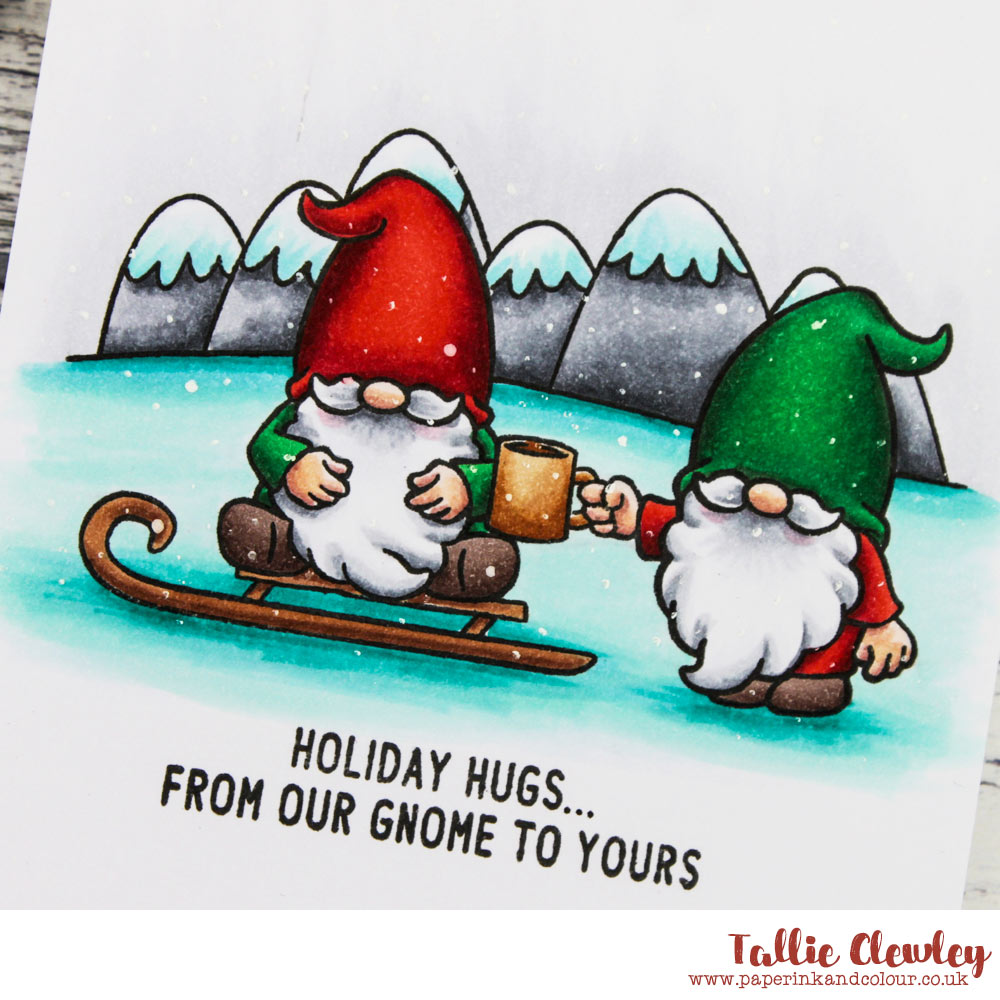 Christmas in July Card: Gnome for Christmas (Seven Hills Crafts DT with Sugar Pea Designs)