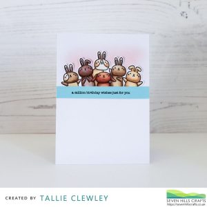 Birthday Rabbits Card (Seven Hills Crafts DT with Mama Elephant and Waffle Flower)